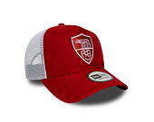 Cap New Era - Faux Suede 9FORTY A-Frame Trucker - AS Roma - Red