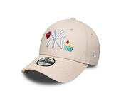 Kids Cap New Era - MLB Food Icon 9FORTY - NY Yankees - Blush Pink