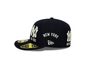 Cap New Era - MLB IMAGE DROP All-Over 59FIFTY Low Profile - NY Yankees - Navy