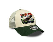 Cap New Era - Branded Graphic 9FORTY M-CROWN A-Frame Trucker - Cream / Cilantro Green