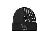 Beanie New Era - MLB Wordmark Beanie Medium Knit - LA Dodgers - Steel
