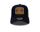Cap New Era - Branded Patch Denim 9FORTY A-Frame Trucker - Royal