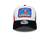 Kids Cap New Era - DC Patch 9FORTY A-Frame Trucker - Superman - White / Navy
