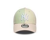 Kids Cap New Era - MLB Color Block 9FORTY - NY Yankees - Blush Pink / Soft Grass