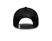 Cap New Era - Branded Distressed Patch 9FORTY A-Frame Trucker - Black