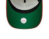 Cap New Era - MLB Wordmark Suede 9FORTY A-Frame - NY Yankees - Cream / Warm Flame
