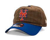 Cap New Era × Three Looms - Chestnut Pinstripe 9TWENTY A-Frame - NY Mets