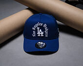 Cap New Era - MLB Wordmark 9FORTY A-Frame Trucker - LA Dodgers - Royal
