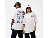 Tee New Era - Branded PIzza Time Graphic Oversized Tee - White