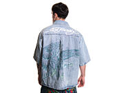 Shirt Ed Hardy - Mens Eagle And Stars Relaxed Denim Shirt - Bleach