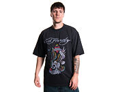Tee Ed Hardy - Mens New York City Diamante Tshirt - Black
