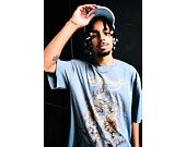 Tee Ed Hardy - Mens Dragon City Diamante Graphic Relaxed T-Shirt - Blue