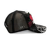 Cap Ed Hardy - Unisex Live Fast Love Hard 5 Panel Trucker Cap - Black