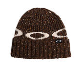 Beanie Oakley - W. Ellipse Ribbed Beanie - Dark Umber