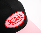 Womens Cap Von Dutch - Baseball - Galaxy Mesh Patch - Black / Pink