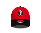 Kids Cap New Era - Contrast Stitch 9FORTY - AC MILAN - Scarlet