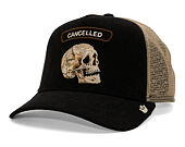 Cap Goorin - Cancelled Denim Rocker - Skull - Black Denim
