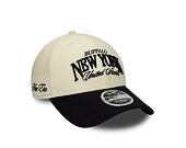 Cap New Era - Branded Wordmark 9FORTY M-CROWN - Cream / Navy