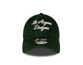 Cap New Era - MLB Cord Script 9TWENTY A-Frame - LA Dodgers - Cilantro Green