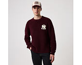 Sweatshirt New Era - MLB Waffle Knit Crew - NY Yankees - Maroon