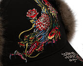 Cap Ed Hardy - Crawling Dragon Trapper - Black