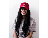 New Era 9FORTY MLB League Basic New York Yankees Strapback Scarlet / White Cap