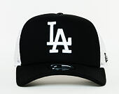 New Era 9FORTY Clean Trucker Los Angeles Dodgers Snapback Black / Optic White Cap