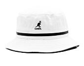 Kangol Stripe Lahinch K4012SP-WH103 White Bucket Hat