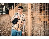 Karl Kani Signature Tape Hip Bag  4004907 Black/White