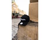 Mitchell & Ness Pinscript Classic Red Branded Black Cap