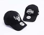 New Era 9FORTY NBA Essential outline Chicago Bulls Strapback Black Cap