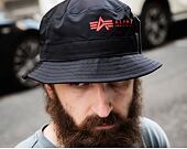 Alpha Industries Utility Bucket Hat 116911 Black / Red