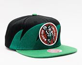 Mitchell & Ness Sharktooth Snapback HWC Boston Celtics Black / Green Cap