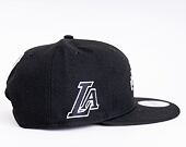 New Era 9FIFTY NBA22 City Alternate Los Angeles Lakers Black & White Snapback Cap