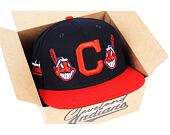 Adam Wave × New Era 59FIFTY MLB “Banned” Cleveland Indians Fitted Cap