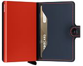 Wallet Secrid Miniwallet Matte Nightblue & Orange