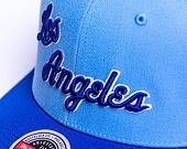 Mitchell & Ness Team 2 Tone 2.0 Stretch Snapback Hwc Los Angeles Lakers Blue Cap