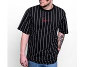 Karl Kani 6030153 Small Signature Pinstripe Tee Black/White T-Shirt