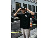 New Era MLB Floral Graphic Oversized Tee New York Yankees Black / Optic White T-Shirt