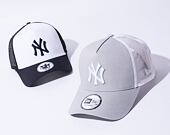 New Era Clean Trucker 2 New York Yankees Grey White Cap