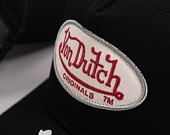 Von Dutch Boston Trucker Cotton Black/Black Cap