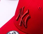 Dětská Kšiltovka New Era 9FORTY Kids MLB League Essential New York Yankees Scarlet / Red