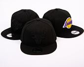 New Era 9FIFTY NBA Black on Black Chicago Bulls Black / Black Cap