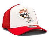 Kšiltovka New Era 9FORTY A-Frame Trucker Character Looney Tunes Daffy Duck Scarlet