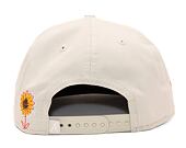 Kšiltovka New Era 9FIFTY MLB Flower Icon Atlanta Braves Stone