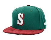 Kšiltovka New Era - 59FIFTY MLB Contrast Cord - Seattle Mariners - Green