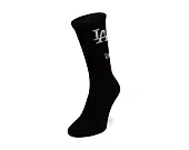 Ponožky New Era - MLB Icon Crew 1Pack - LA Dodgers - Black / White