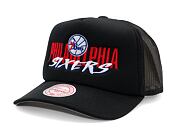 Kšiltovka Mitchell & Ness - Philadelphia 76Ers - Year Of The Snake Trucker Hwc - Black