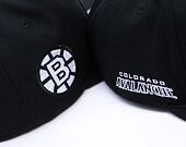 Kšiltovka Mitchell & Ness - Boston Bruins - Evergreen Black White Snapback Vntg - Black