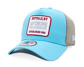 Kšiltovka New Era - Branded Buffalo Patch 9FORTY Trucker - Blue